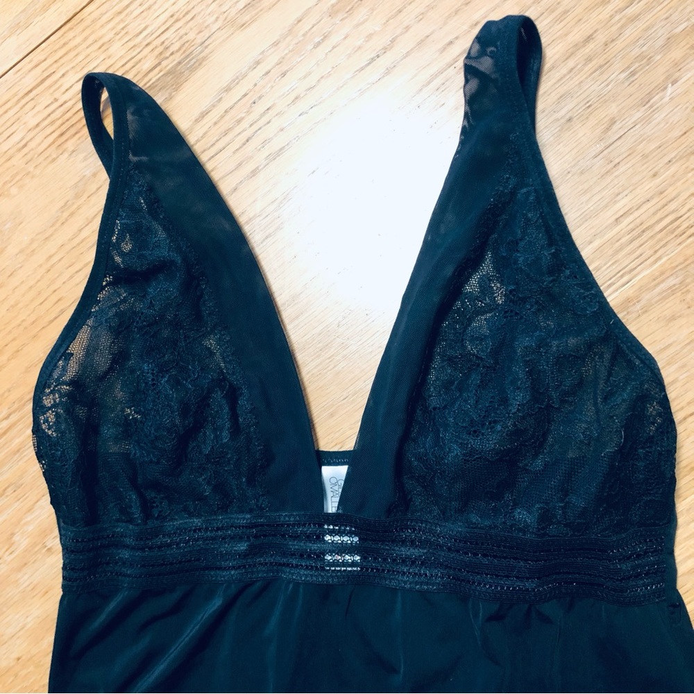 Black lace nightie